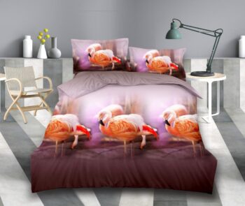 Lenjerie de pat bumbac satinat 3D – 4 piese | 585