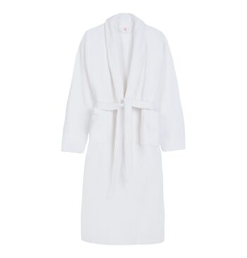 Halat de baie - Alb - Velur 100% Bumbac