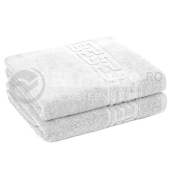 Set 2 Prosoape - Albe - 100% Bumbac | 891