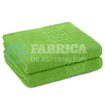 Set 2 Prosoape - Verde Deschis - 100% Bumbac | 8381