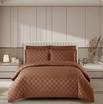 Lenjerie de pat damasc Luxury hotelier - cu elastic - 4 piese | 16944-PR