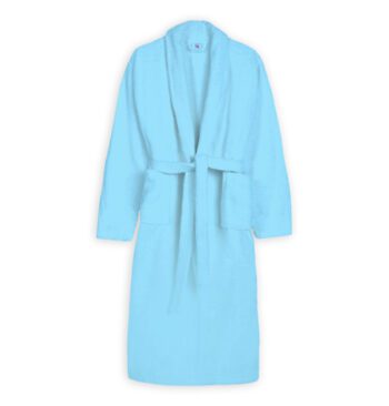 Halat de baie - Bleu - Velur 100% Bumbac