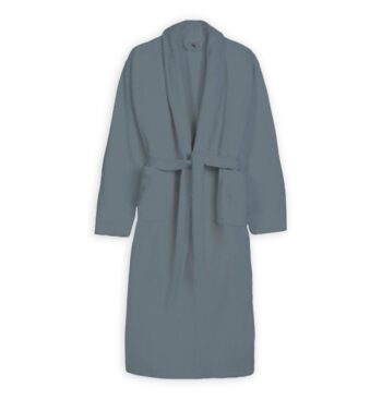 Halat de baie - Gri - Velur 100% Bumbac