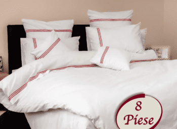 Lenjerie de pat 100% bumbac HoReCa - 8 piese | 7490-R