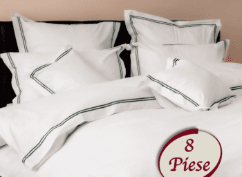 Lenjerie de pat 100% bumbac HoReCa - 8 piese | 7503-R