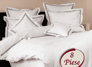 Lenjerie de pat 100% bumbac HoReCa - 8 piese | 7495-R