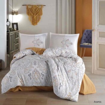 Lenjerie de pat ranforce Clasy King size | 6957-R