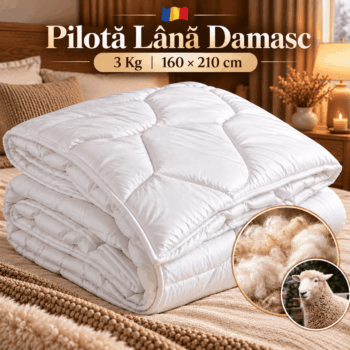 Pilota Lana Damasc 3 Kg 160cm x 210cm