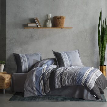Lenjerie de pat ranforce Clasy King size | 15577-R