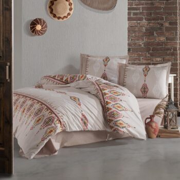 Lenjerie de pat ranforce Clasy King size | 15582-R