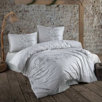 Lenjerie de pat ranforce Clasy King size | 6921-R