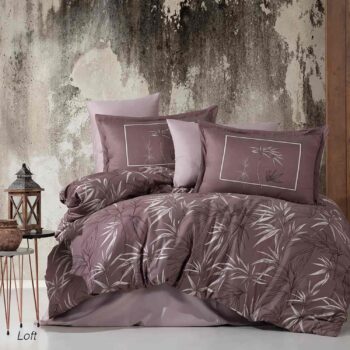 Lenjerie de pat satin Clasy King size | 6866-R