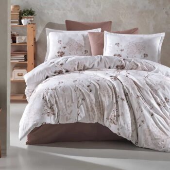 Lenjerie de pat ranforce Clasy King size | 6949-R