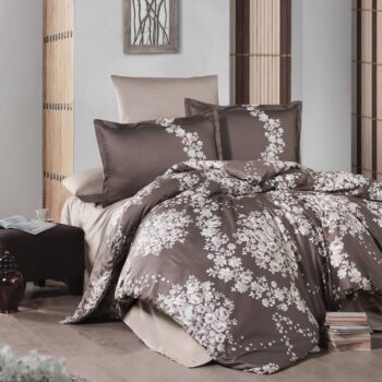 Lenjerie de pat satin Clasy King size | 1901-R