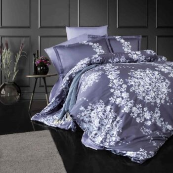 Lenjerie de pat satin Clasy King size | 6863-R