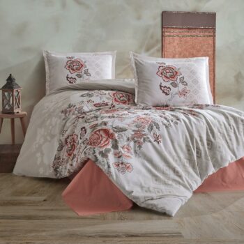 Lenjerie de pat ranforce Clasy King size | 11249-R