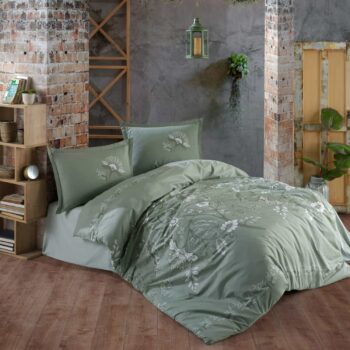 Lenjerie de pat ranforce Clasy King size | 6918-R