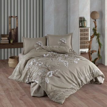 Lenjerie de pat ranforce Clasy King size | 6917-R