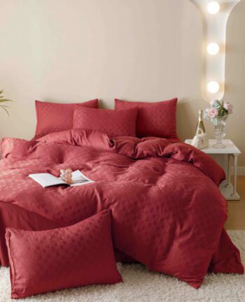 Lenjerie de pat fashion Jacquard + Finet - 6 piese | 5692-J