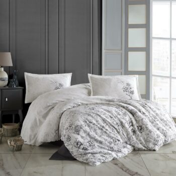 Lenjerie de pat ranforce Clasy King size | 11287-R