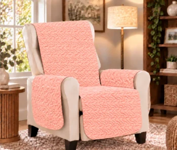 Cuvertura matlasata fotoliu – Pastel Peach
