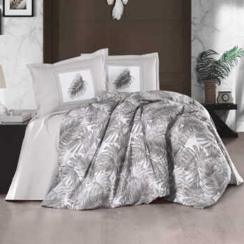 Lenjerie de pat ranforce Clasy King size | 6885-R