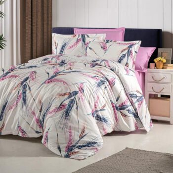 Lenjerie de pat ranforce Clasy King size | 11252-R