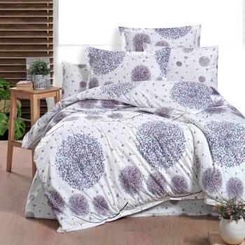 Lenjerie de pat ranforce Clasy King size | 11257-R