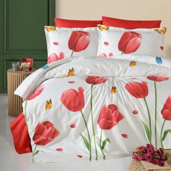 Lenjerie de pat ranforce Clasy King size | 11261-R