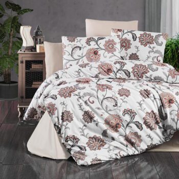 Lenjerie de pat ranforce Clasy King size | 11264-R