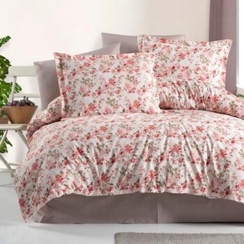 Lenjerie de pat ranforce Clasy King size | 11278-R