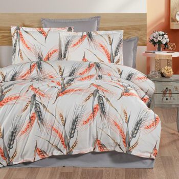 Lenjerie de pat ranforce Clasy King size | 11281-R
