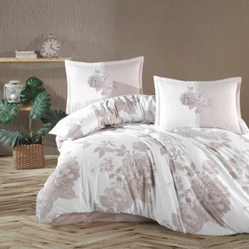 Lenjerie de pat ranforce Clasy King size | 6945-R