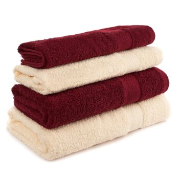 set, prosoape de baie, bumbac, 4 piese