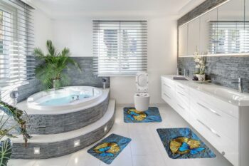 Covorase de baie, 3 piese, 3D, Antiderapante | 6714 (copie)