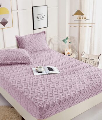 Husa de pat cocolino din tricot - 3 piese | 7422-J