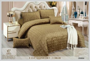 Cuvertura de pat de catifea Deluxe - 5 piese | 9389-CH