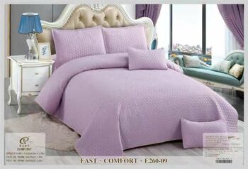 Cuvertura de pat de bumbac - uni - 5 piese | 9432-CH