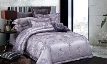 Lenjerie de pat Jacquard bumbac 100% - 6 piese | 12179-V