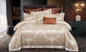 Lenjerie de pat Jacquard bumbac 100% - 6 piese | 12180-V