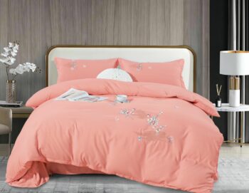 Lenjerie de pat bumbac Brodat - 4 piese | 12192-CA