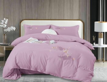 Lenjerie de pat bumbac Brodat - 4 piese | 12191-CA