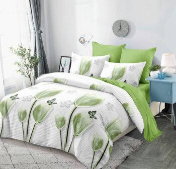 Lenjerie de pat bumbac finet – 6 piese | 12410-V