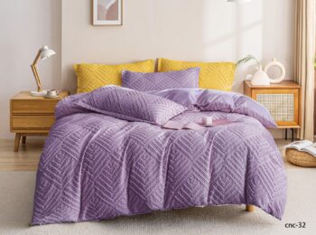 Lenjerie de pat bumbac finet cu elastic Premium – 4 piese | 12444-CN