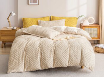 Lenjerie de pat bumbac finet cu elastic Premium – 4 piese | 12438-CN