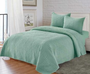 Cuvertura de pat bumbac satinat - 3 piese | 12474-P