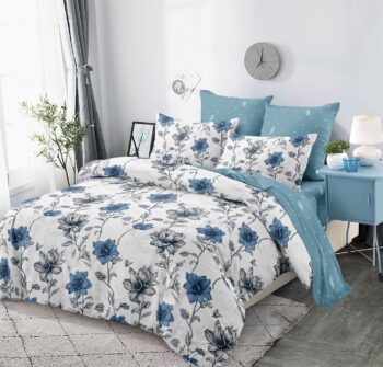 Lenjerie de pat bumbac finet – 6 piese | 14404-V