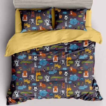 Lenjerie de pat 100% Bumbac Romanesc - 1 persoana - 4 piese | 14429-PR