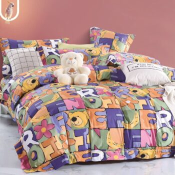 Lenjerie de pat 100% Bumbac Romanesc - 1 persoana - 4 piese | 14420-PR