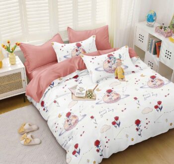 Lenjerie de pat bumbac satinat - 4 piese | 14873-C